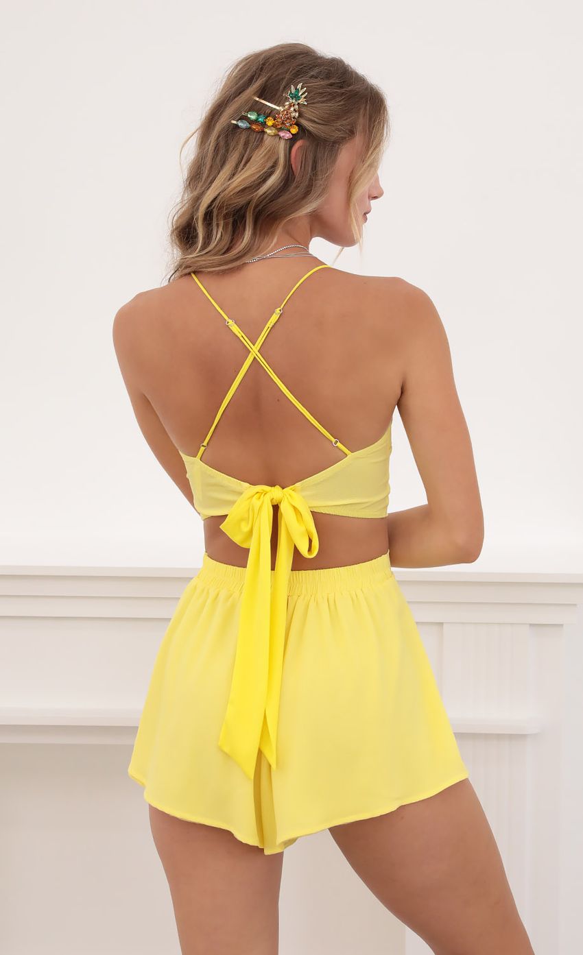 Picture Picnic Pretty Two Piece Set In Yellow. Source: https://media.lucyinthesky.com/data/Jul20_1/850xAUTO/781A9988.JPG