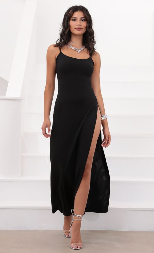 Picture Marlena Ties Maxi in Black. Source: https://media.lucyinthesky.com/data/Jul20_2/500xAUTO/781A9877.JPG
