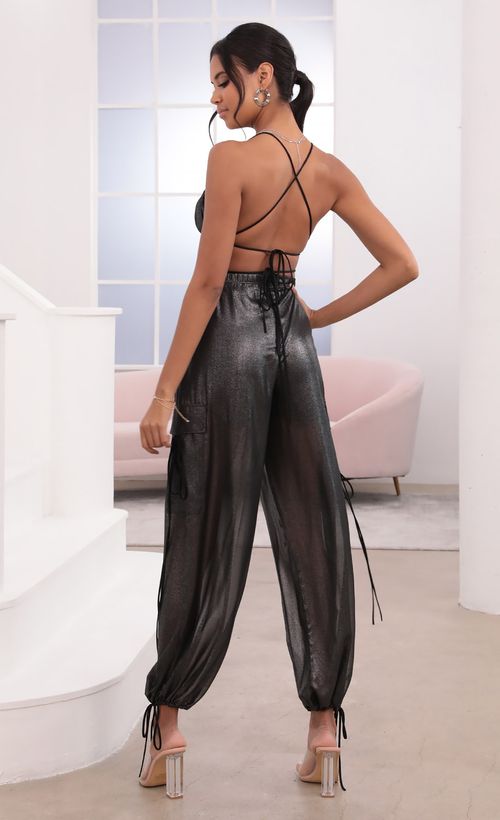 Picture Mya Pant Set In Black Sparkle. Source: https://media.lucyinthesky.com/data/Jul21_1/500xAUTO/1V9A3665.JPG