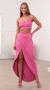 Picture Sicily Maxi Set in Hot Pink Suede. Source: https://media.lucyinthesky.com/data/Jul21_1/50x90/1V9A3889.JPG