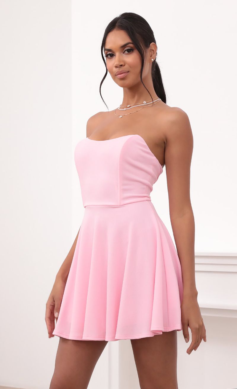 Picture Chula Strapless Dress in Pink. Source: https://media.lucyinthesky.com/data/Jul21_1/800xAUTO/1V9A3221.JPG