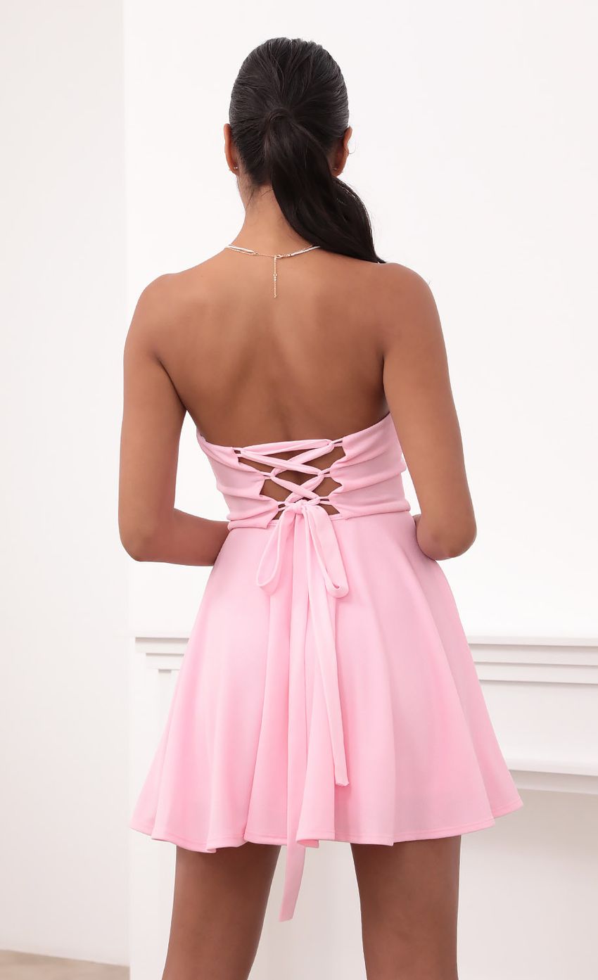 Picture Chula Strapless Dress in Pink. Source: https://media.lucyinthesky.com/data/Jul21_1/850xAUTO/1V9A3179.JPG