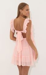 Picture Gisela Chiffon Baby Doll Ruffle Dress in Pink . Source: https://media.lucyinthesky.com/data/Jul22/150xAUTO/2ee59518-bf17-4291-8bf4-2a3968b8e390.jpg