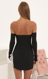 Picture thumb Regina Sequin Ruffle Dress in Black. Source: https://media.lucyinthesky.com/data/Jul22/170xAUTO/3237c8a8-80cc-48a9-9156-bee9fa8fd404.jpg
