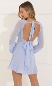 Picture thumb Cintia Dotted Chiffon Dress in Blue. Source: https://media.lucyinthesky.com/data/Jul22/170xAUTO/51ba5e74-f436-4827-8842-9915a1500629.jpg