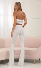 Picture thumb Kimmy Two Piece Shimmer Pant Set in White. Source: https://media.lucyinthesky.com/data/Jul22/170xAUTO/53e3a3bf-4583-491c-8c96-c415f1bd8605.jpg