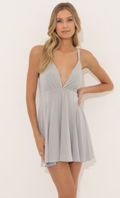 Picture thumb Alanie Plunge A-line Dress in Grey. Source: https://media.lucyinthesky.com/data/Jul22/170xAUTO/75bcb5ab-ce4e-4c1b-aabe-bf24959b9d55.jpg