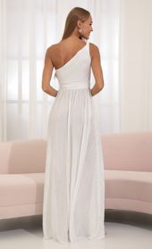 Picture thumb Olympia Pleated One Shoulder Dress in White. Source: https://media.lucyinthesky.com/data/Jul22/170xAUTO/79ba0962-3e6f-4cd7-b4fe-3f6c84d42166.jpg