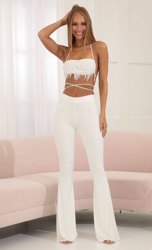 Picture Soul Sequin Two Piece Pant Set in White . Source: https://media.lucyinthesky.com/data/Jul22/500xAUTO/c61c3c73-f578-4933-b8fc-fa529864c95f.jpg