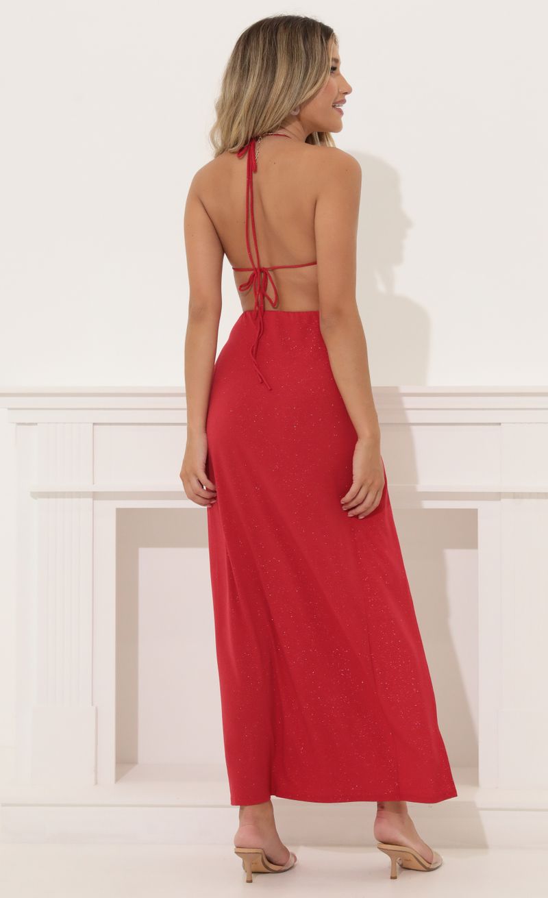 Picture Tana Glitter Bikini Cutout Maxi Dress in Red . Source: https://media.lucyinthesky.com/data/Jul22/800xAUTO/01ae04c3-3b8f-4c58-ac08-068ad3987a36.jpg