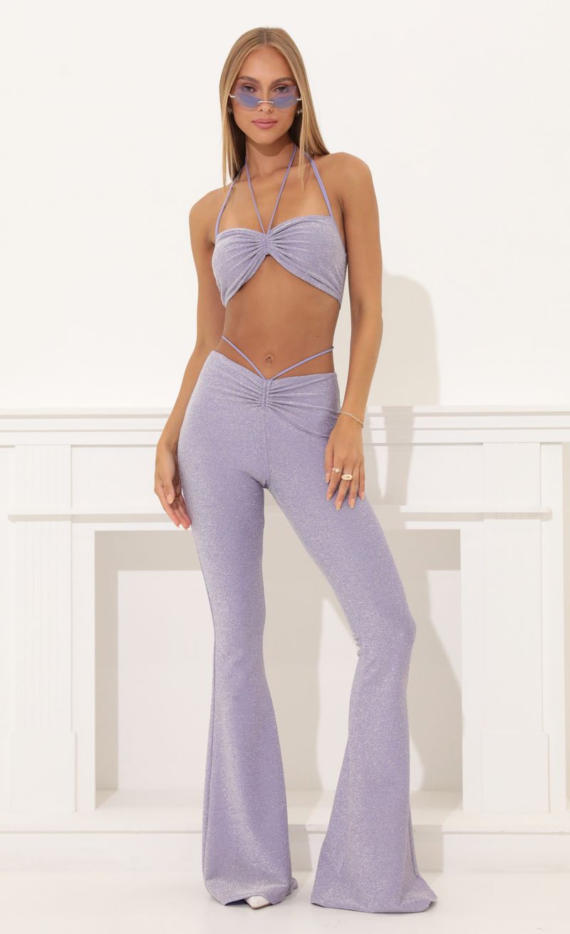 Picture Melli Two Piece Set in Shimmer Purple . Source: https://media.lucyinthesky.com/data/Jul22/800xAUTO/d664e1e2-b491-442f-92e1-54ddee459602.jpg
