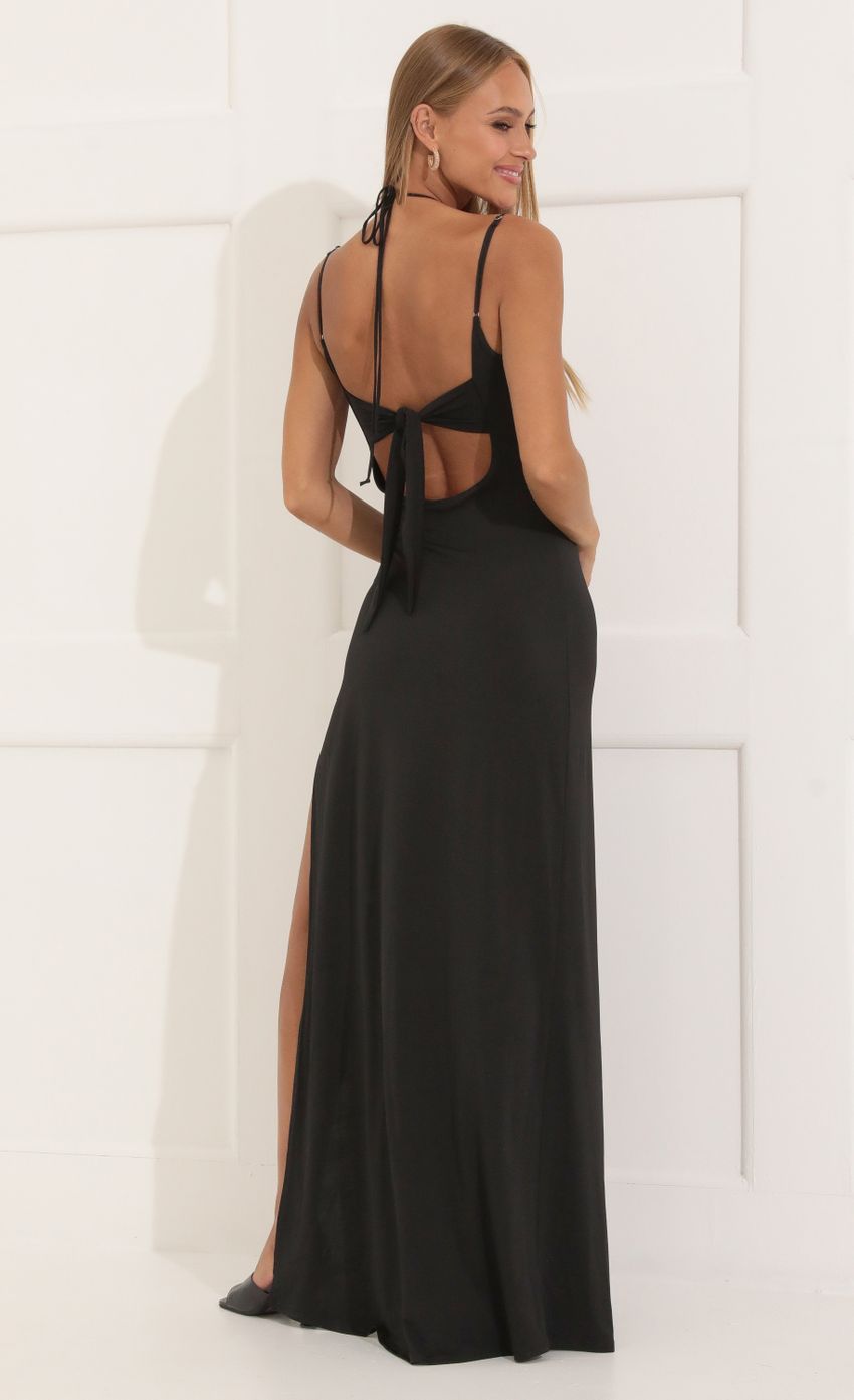 Picture Anikka Maxi Dress in Black. Source: https://media.lucyinthesky.com/data/Jul22/850xAUTO/97eb525d-c77c-4583-a0b4-78aa98dc35e1.jpg