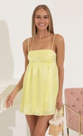 Picture thumb Juno Shiny Organza Baby Doll Dress in Yellow. Source: https://media.lucyinthesky.com/data/Jul22_1/170xAUTO/1V9A7410.JPG