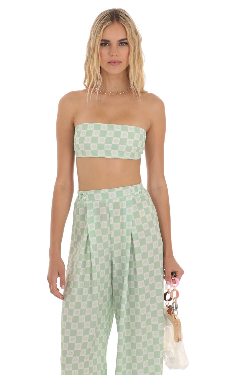 Warrior Wear Checkered Two-Piece Set