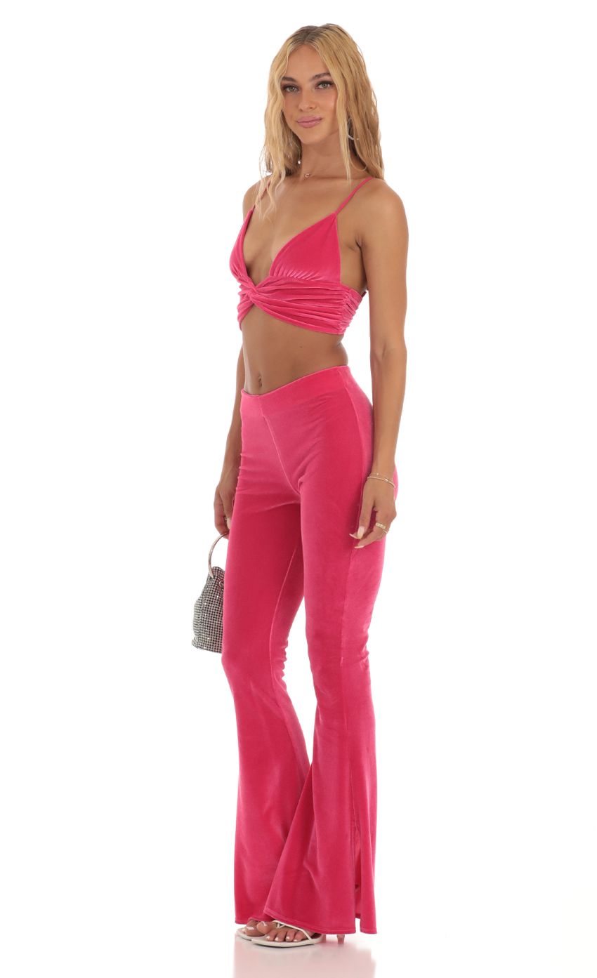 Picture Reagan Velvet Two Piece Set in Pink. Source: https://media.lucyinthesky.com/data/Jul23/850xAUTO/62b3e522-7ccd-4775-a49a-3f8d4a93cb3c.jpg