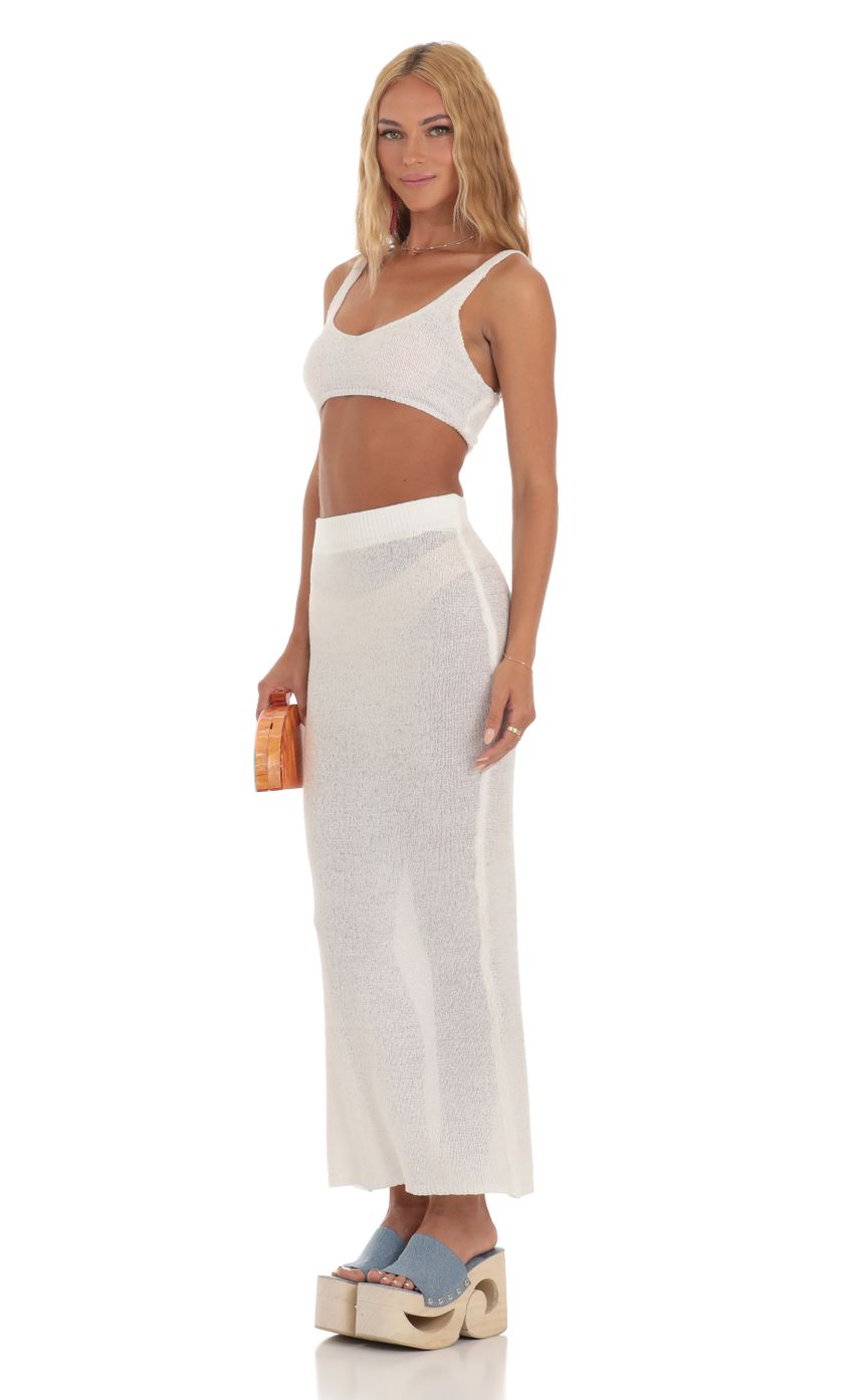 Picture Loreta Crochet Two Piece Set in White. Source: https://media.lucyinthesky.com/data/Jul23/850xAUTO/77a27d04-7ac0-434a-90b0-2dc487a7a657.jpg