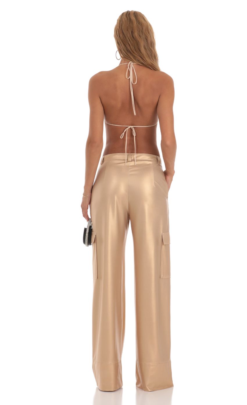 Picture Cassiopeia Wide Leg Pant Set in Gold. Source: https://media.lucyinthesky.com/data/Jul23/850xAUTO/a70cf457-e79f-49d8-92ec-45a008776753.jpg