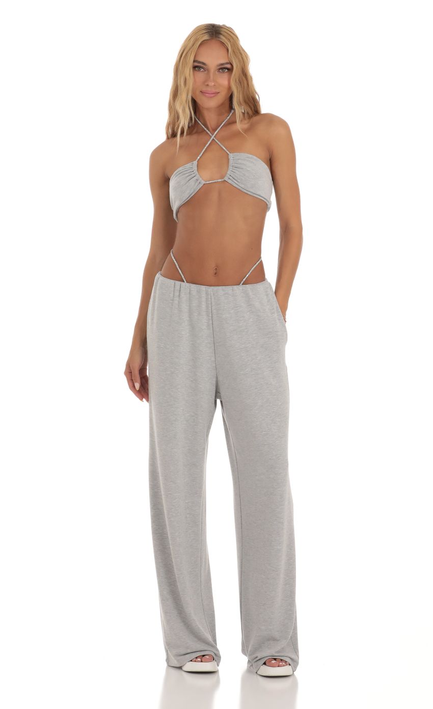 Picture Ermina Rhinestone Two Piece Set in Grey. Source: https://media.lucyinthesky.com/data/Jul23/850xAUTO/b4bd9783-0e20-4c58-9894-caf902d880c5.jpg