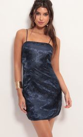 Picture thumb Ariel Satin Tie Back Dress In Navy. Source: https://media.lucyinthesky.com/data/Jun19_1/170xAUTO/781A4614.JPG