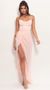 Picture Chiffon Luxe Maxi Dress in Peach. Source: https://media.lucyinthesky.com/data/Jun19_1/50x90/781A4364.JPG