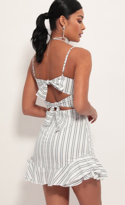aubrey ruffle dress