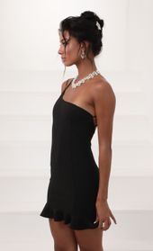 Picture thumb Embry Shoulder Ruffle Dress in Black. Source: https://media.lucyinthesky.com/data/Jun20_2/170xAUTO/781A6201.JPG