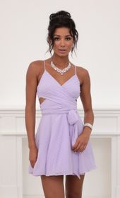 Picture thumb Jillian Chiffon Wrap Dress in Lavender Dots. Source: https://media.lucyinthesky.com/data/Jun20_2/170xAUTO/781A6839.JPG