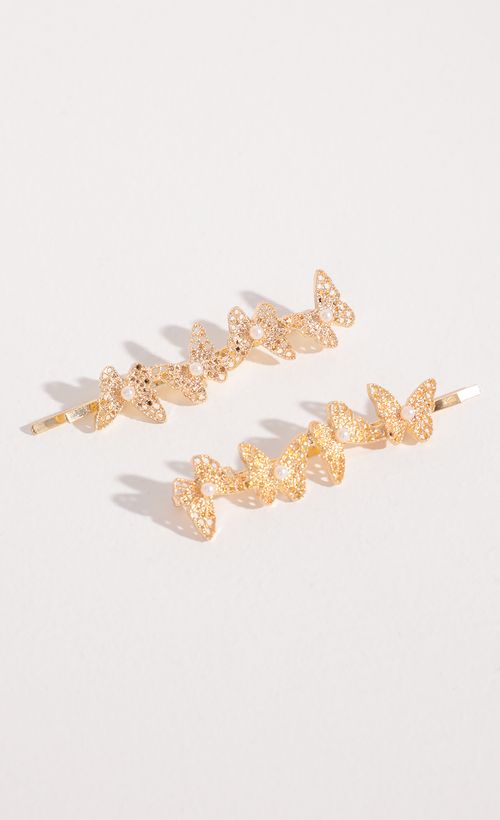 Picture Lets Fly Away Hair Clips Set in Gold. Source: https://media.lucyinthesky.com/data/Jun21_1/500xAUTO/AT2A7136.JPG