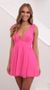 Picture Ysabel Chiffon Dress in Hot Pink. Source: https://media.lucyinthesky.com/data/Jun21_1/50x90/1V9A0865.JPG