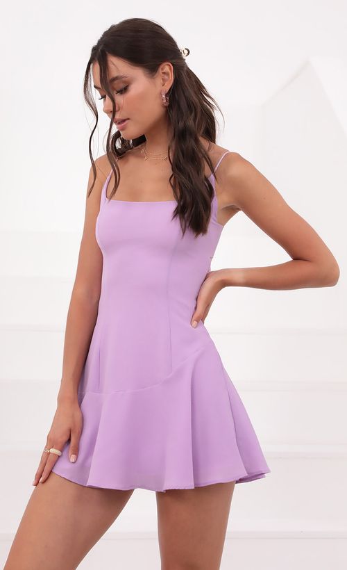 lavender lucy in the sky dress