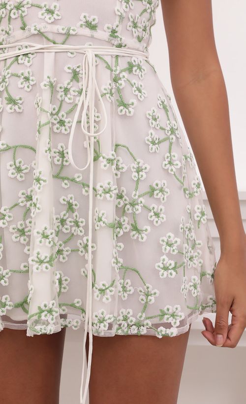 Picture Vivia Embroidered Floral Dress in White. Source: https://media.lucyinthesky.com/data/Jun21_2/500xAUTO/1V9A2917.JPG
