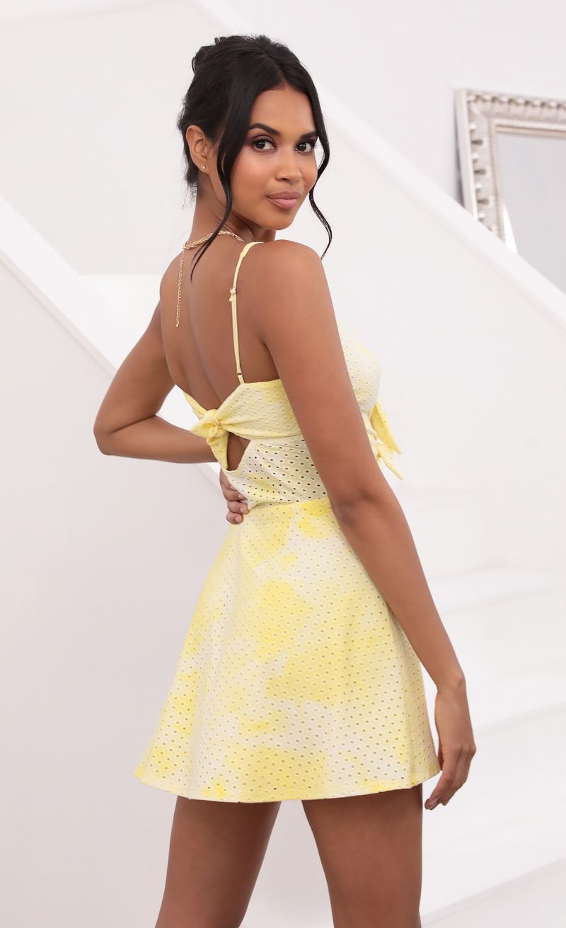 Picture Sonny Tie Dye Eyelet Dress in Yellow. Source: https://media.lucyinthesky.com/data/Jun21_2/800xAUTO/1V9A1762.JPG