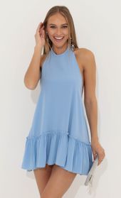 Picture thumb Tamera Crepe Halter Neck Dress in Blue. Source: https://media.lucyinthesky.com/data/Jun22_1/170xAUTO/1V9A2703.JPG