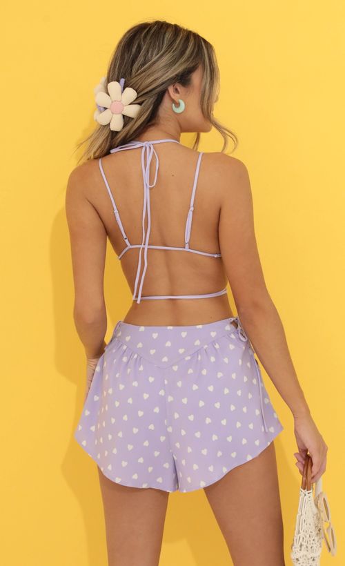 Picture Rizzo Chiffon Two Piece Set in Purple. Source: https://media.lucyinthesky.com/data/Jun22_1/500xAUTO/1V9A2414.JPG