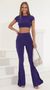 Picture Arden Embroidered Cutout Two Piece Set in Purple. Source: https://media.lucyinthesky.com/data/Jun22_1/50x90/1V9A0016.JPG