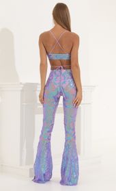 Picture thumb Peony Sequin Two Piece Set in Purple Iridescent. Source: https://media.lucyinthesky.com/data/Jun22_2/170xAUTO/1V9A1820.JPG