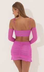 Picture thumb Luciana Two Piece Set in Fuchsia. Source: https://media.lucyinthesky.com/data/Jun22_2/170xAUTO/1V9A2193.JPG