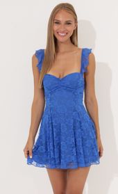Picture thumb Sherry Lace Fit and Flare Dress in Blue. Source: https://media.lucyinthesky.com/data/Jun22_2/170xAUTO/1V9A2405.JPG
