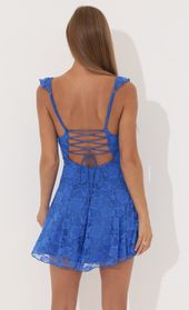 Picture thumb Sherry Lace Fit and Flare Dress in Blue. Source: https://media.lucyinthesky.com/data/Jun22_2/170xAUTO/1V9A2538.JPG