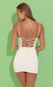 Picture thumb Nelly Bodycon Corset Dress in Cream. Source: https://media.lucyinthesky.com/data/Jun22_2/170xAUTO/1V9A8556.JPG