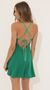 Picture Alanie Plunge A-line Dress in Green. Source: https://media.lucyinthesky.com/data/Jun22_2/50x90/1V9A8093.JPG