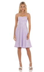 Picture Finnian Jacquard Dress in Lavender. Source: https://media.lucyinthesky.com/data/Jun23/150xAUTO/634d5bf0-86d6-41a9-bcfe-205f692e8028.jpg