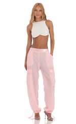 Picture Nerine Sequin Pants in Pink. Source: https://media.lucyinthesky.com/data/Jun23/150xAUTO/e810f53f-acd7-4311-bac6-1a4c19092b43.jpg