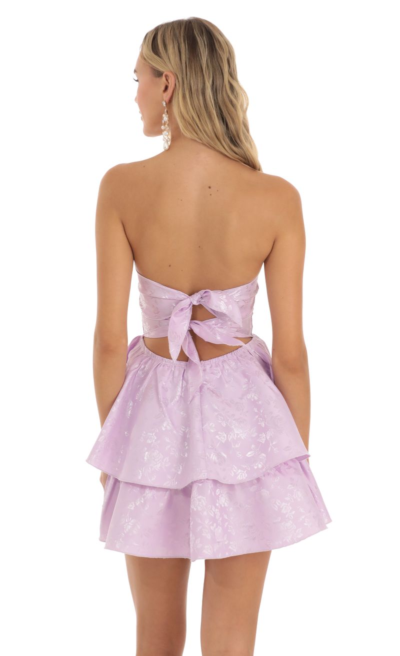 Gia Corset Sequin Mini Dress - Lilac