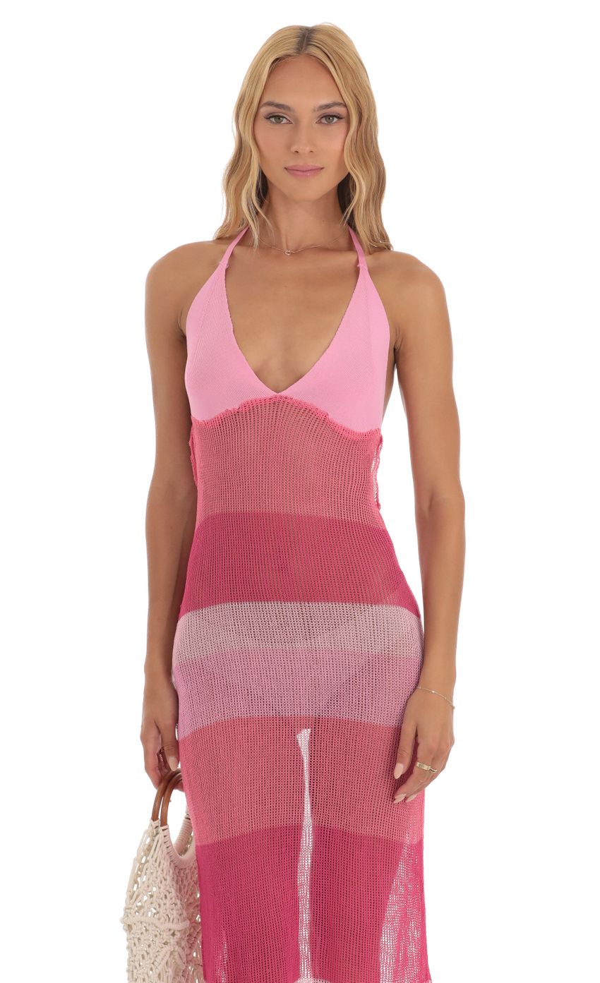 Picture Niamh Crochet Dress in Pink. Source: https://media.lucyinthesky.com/data/Jun23/850xAUTO/1d67591b-0246-4bca-8a90-fd2b70b6bfea.jpg