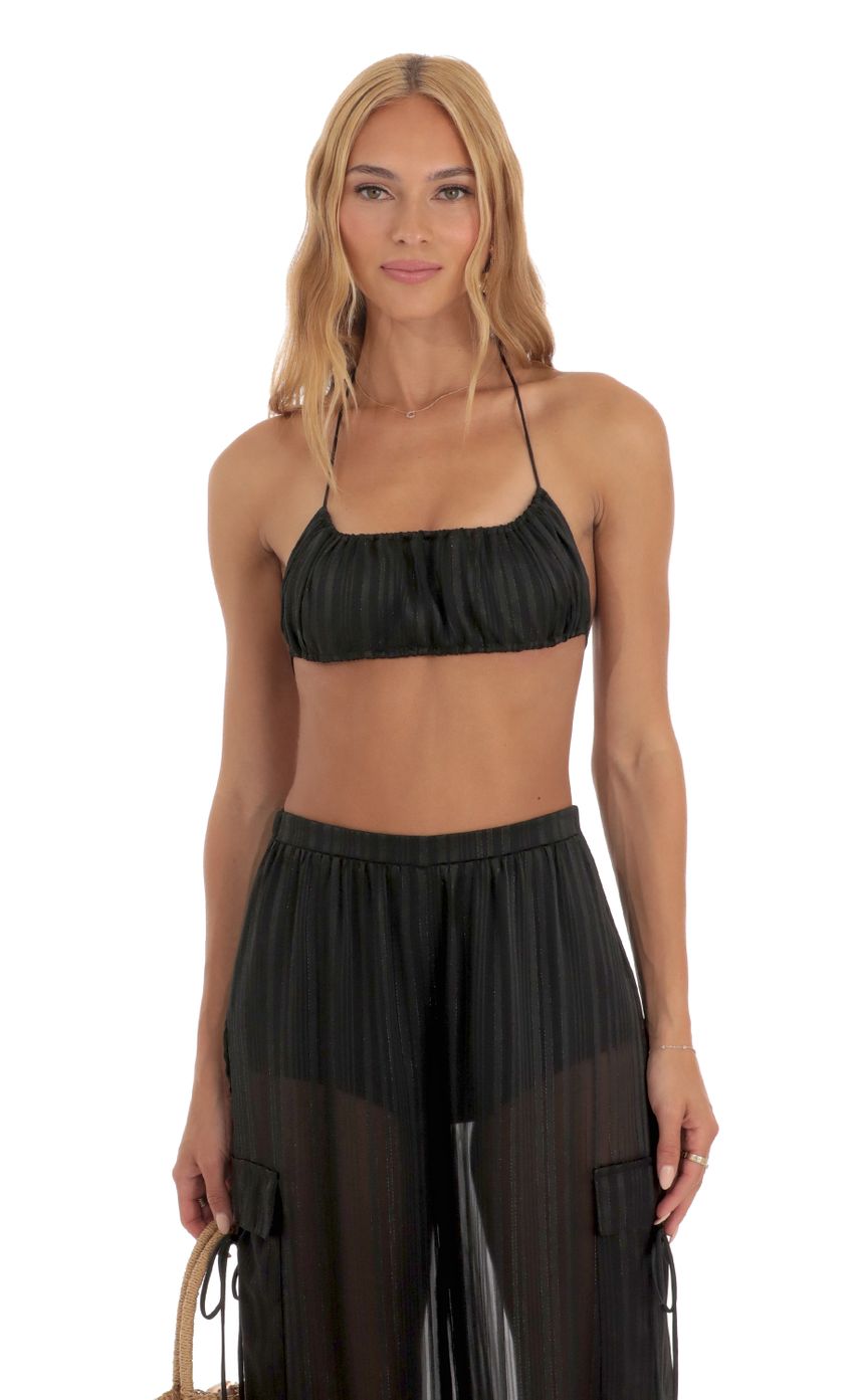 Picture Claremont Striped Three Piece Set in Black. Source: https://media.lucyinthesky.com/data/Jun23/850xAUTO/540300c9-1f62-4014-ab12-71ced805849b.jpg