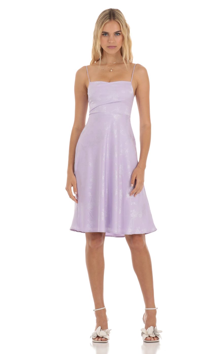 Picture Finnian Jacquard Dress in Lavender. Source: https://media.lucyinthesky.com/data/Jun23/850xAUTO/634d5bf0-86d6-41a9-bcfe-205f692e8028.jpg