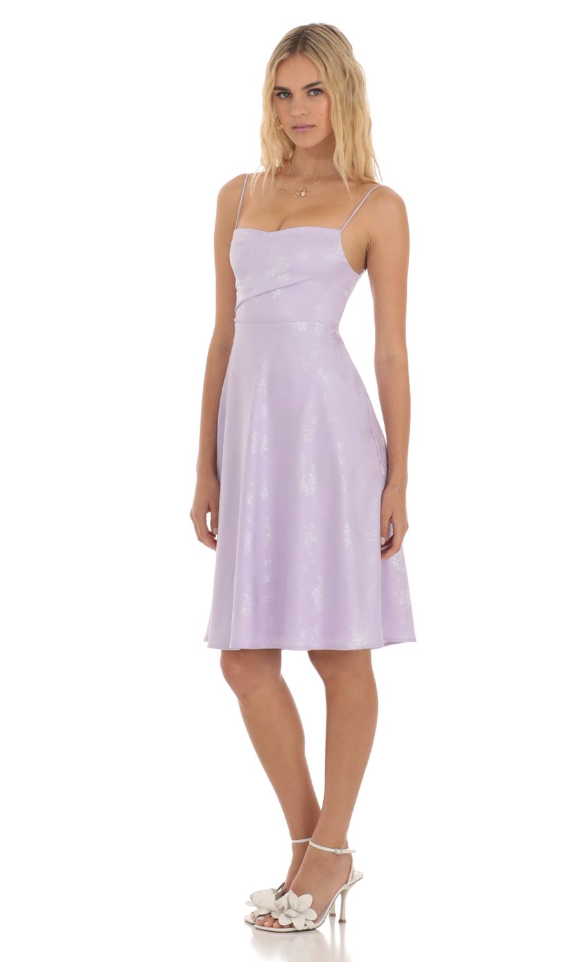 Picture Finnian Jacquard Dress in Lavender. Source: https://media.lucyinthesky.com/data/Jun23/850xAUTO/9e83f7a6-e7a7-47a5-9d38-9427c91af4a9.jpg