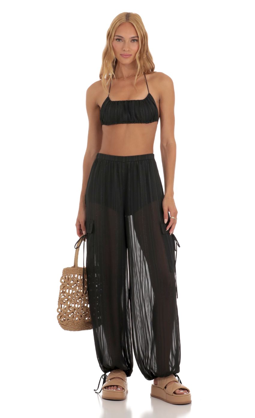 Picture Claremont Striped Three Piece Set in Black. Source: https://media.lucyinthesky.com/data/Jun23/850xAUTO/bd34aa31-a2b9-4c20-8190-124fcefba91c.jpg