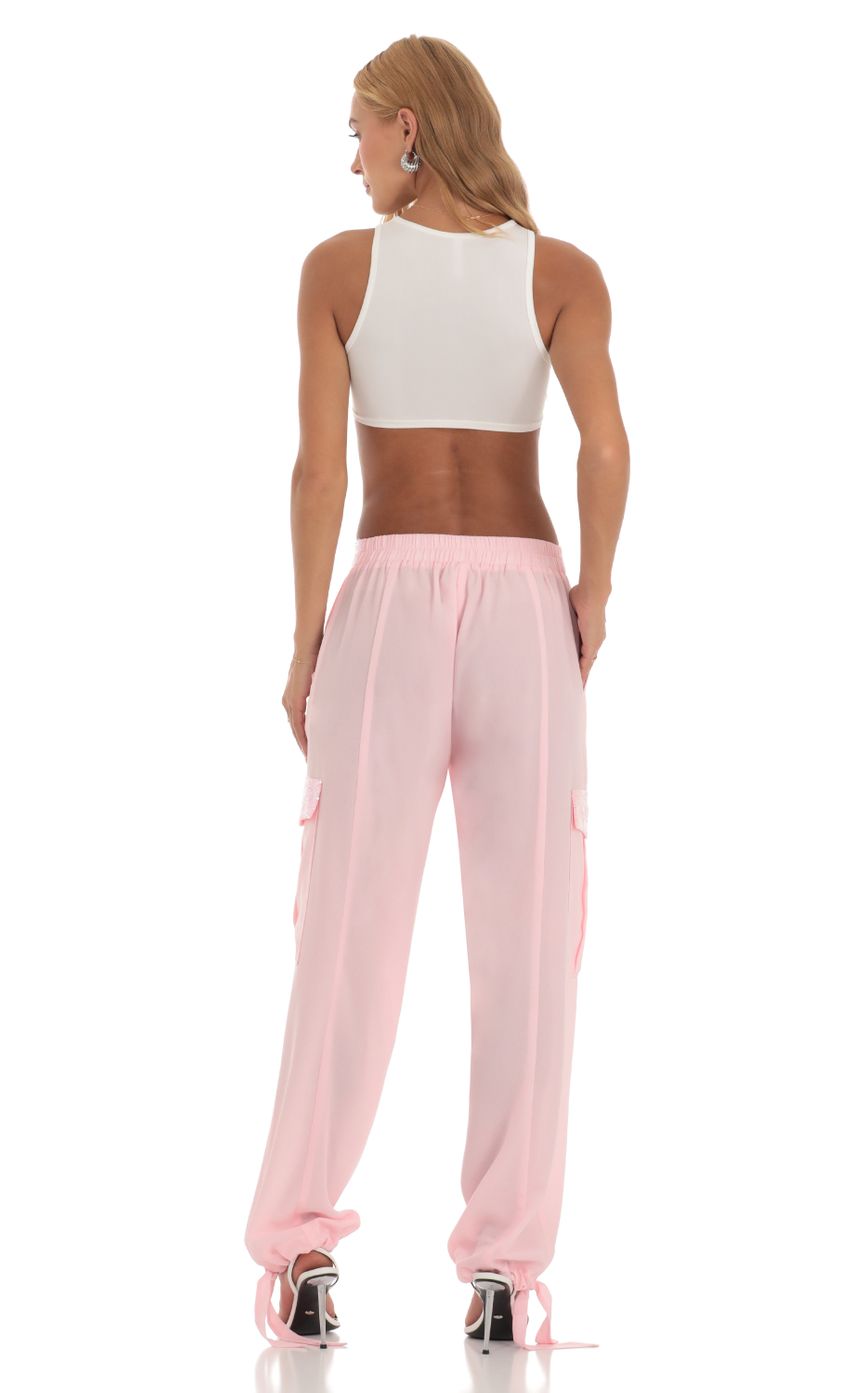 Picture Nerine Sequin Pants in Pink. Source: https://media.lucyinthesky.com/data/Jun23/850xAUTO/c796362b-15d9-4cba-8da2-7a844b2eb0a0.jpg